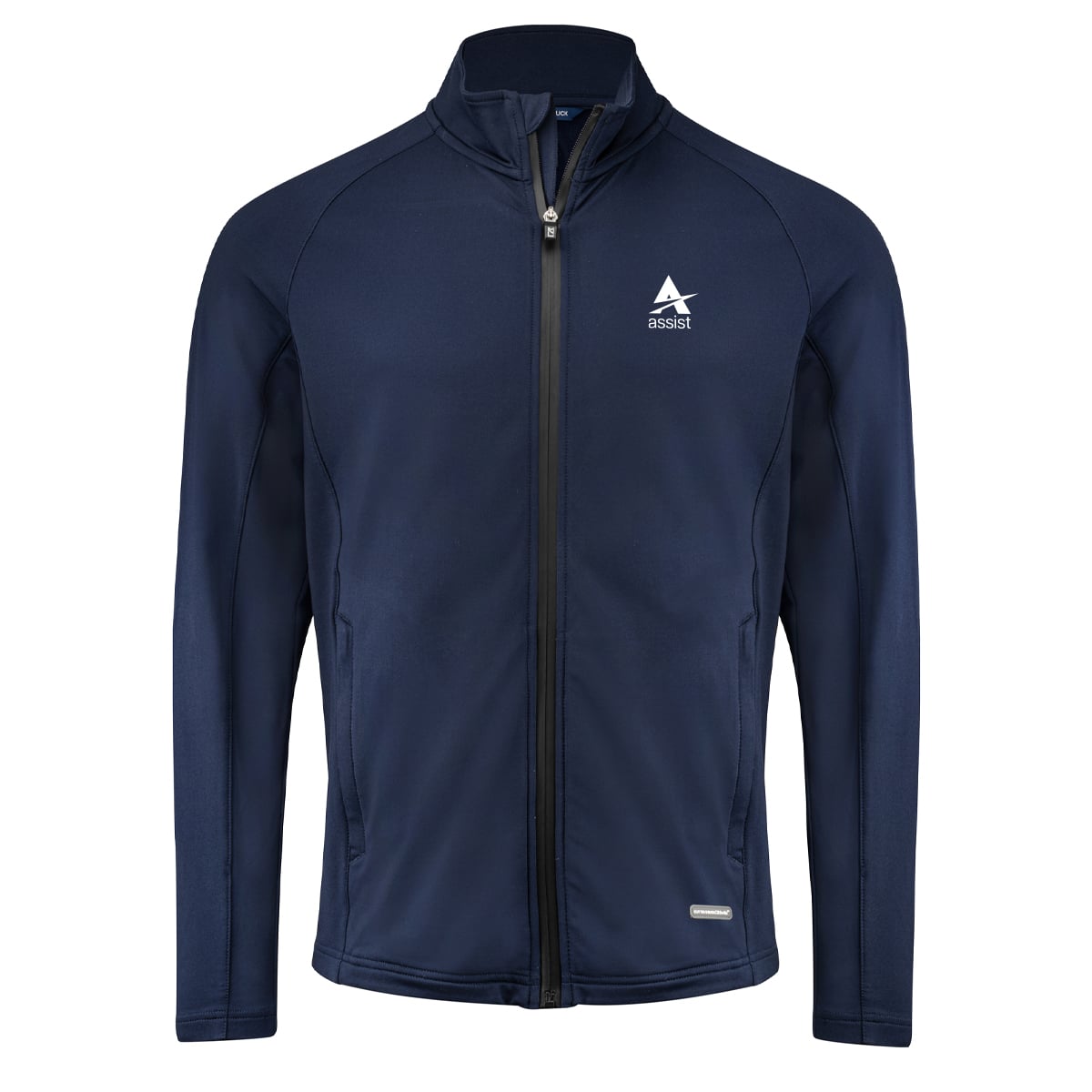Fleecejakke full zip, herre