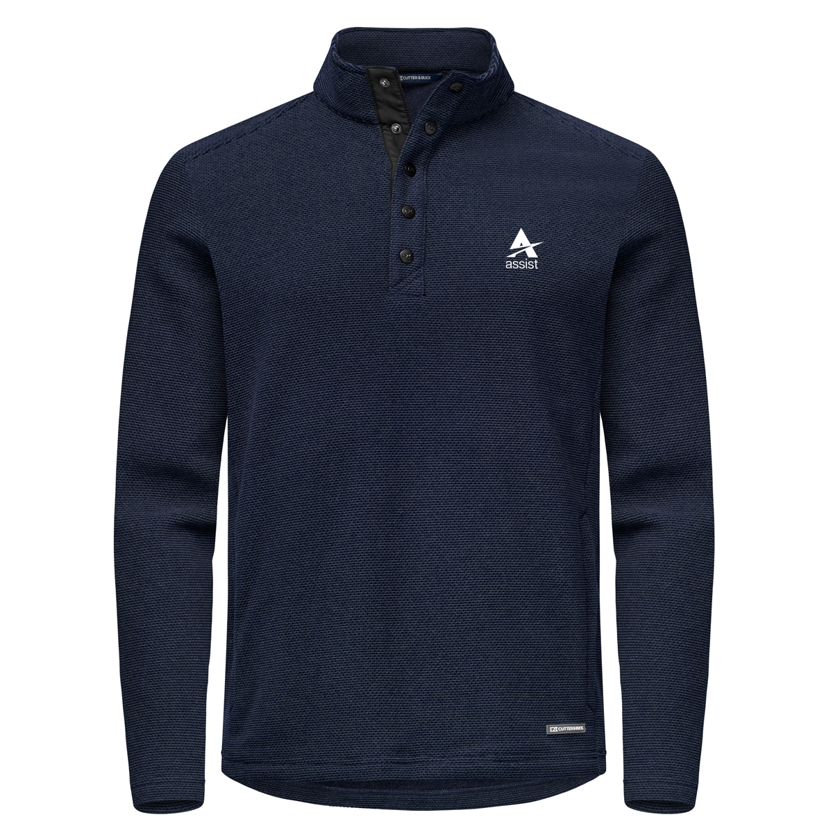 Fleecejakke, navy, herre